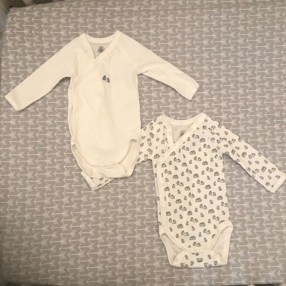 Petit bateau Onesies new without tags